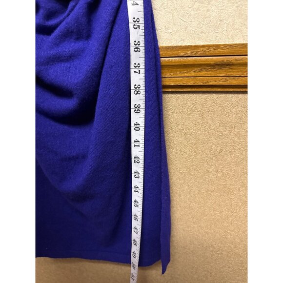 Reiss Charley Midi Dress Wool Viscose Blend Ruched Knit Plum Women's Large NWT - Picture 11 of 14